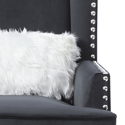 Elegant Traditional Accent Chair - Black