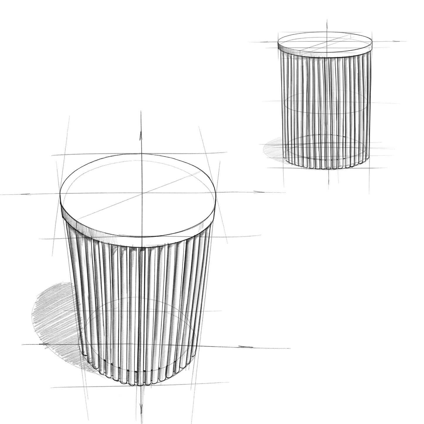 Demy - Metal And Wood Accent Table - Cognac / Gold