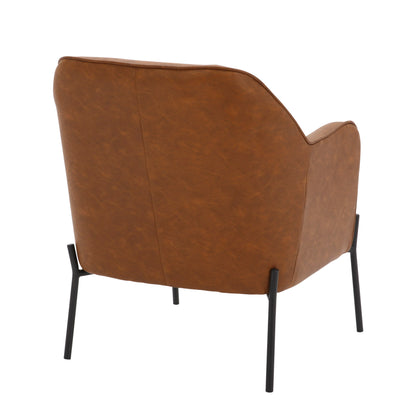Daniella - Contemporary Chair - Black / Camel