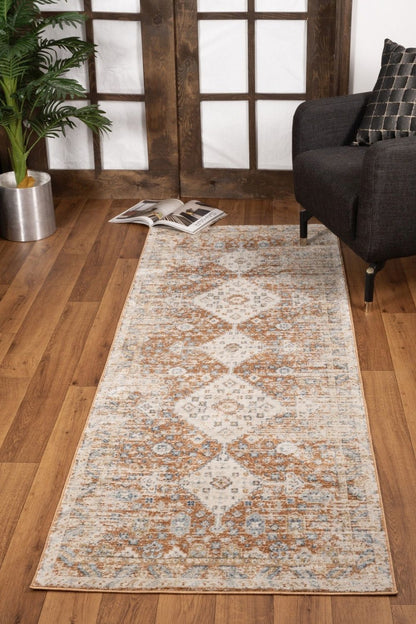 Noble - 2' X 3' Area Rug - Rust