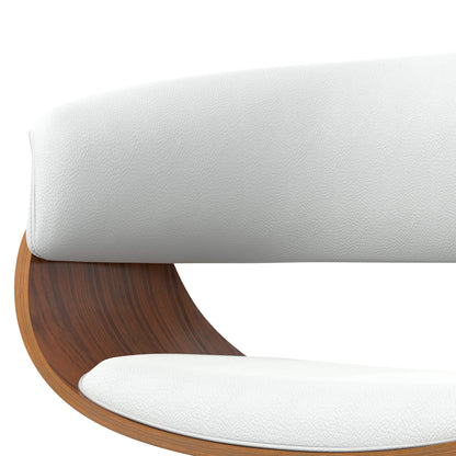 Sheldon - Adjustable Swivel Bar Stool - White