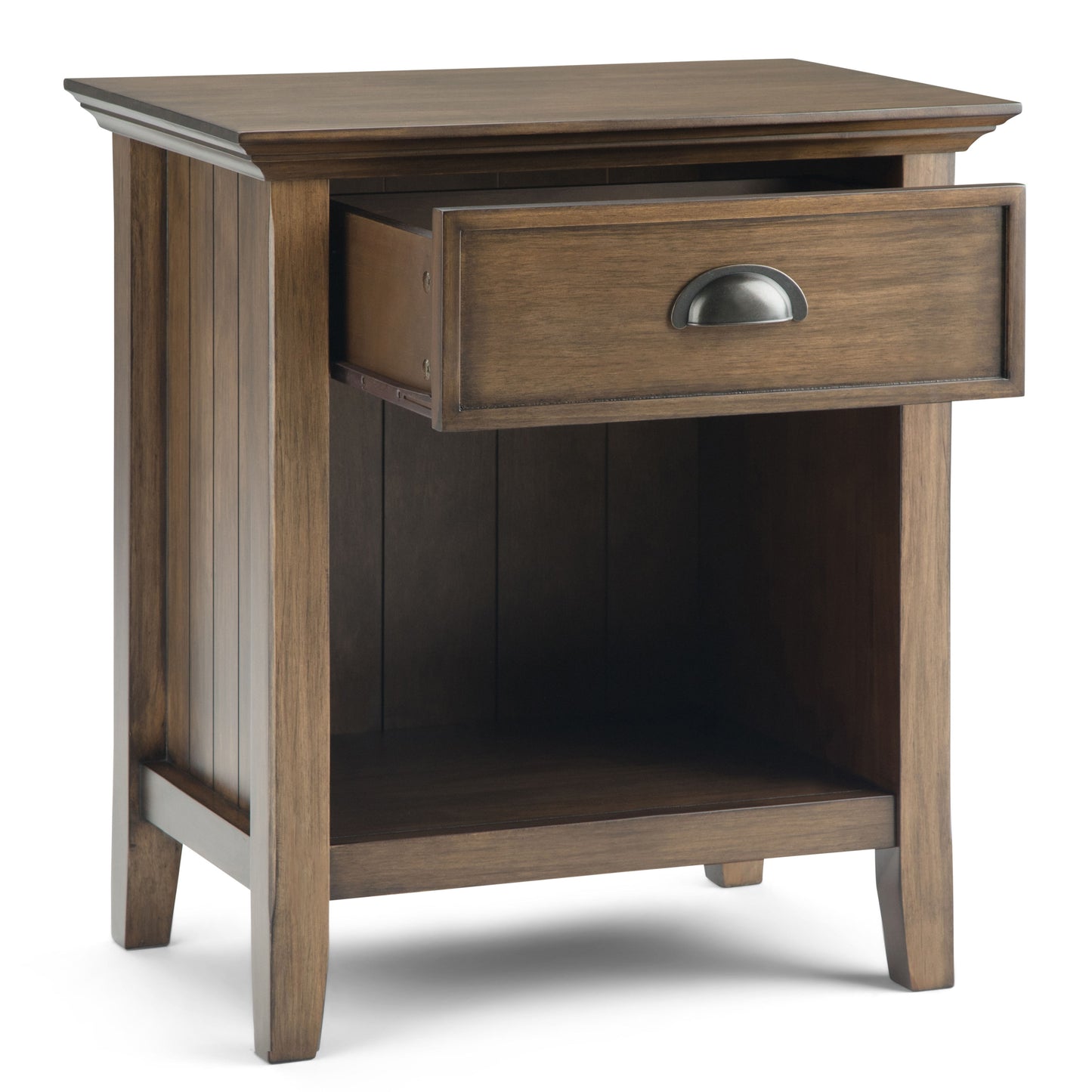 Acadian - Bedside Table - Rustic Natural Aged Brown