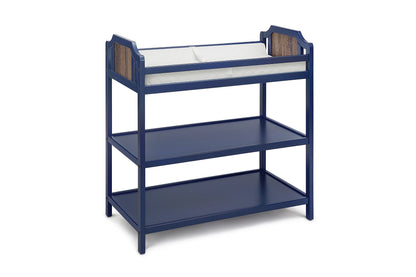 Brees - Changing Table - Midnight Blue, Brownstone