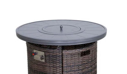 Propane Outdoor Fire Pit Table - Espresso
