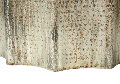 Drum Accent Side Table, Contemporary & Modern - Gold