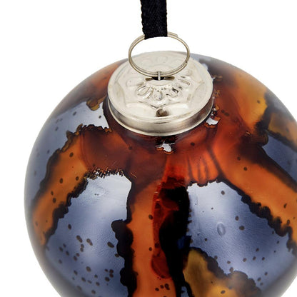 Christmas Ball Ornaments, Glass Decorative Hanging Ball Christmas Tree Ornaments, For Holiday Party Decorations (Set of 6) - Multi