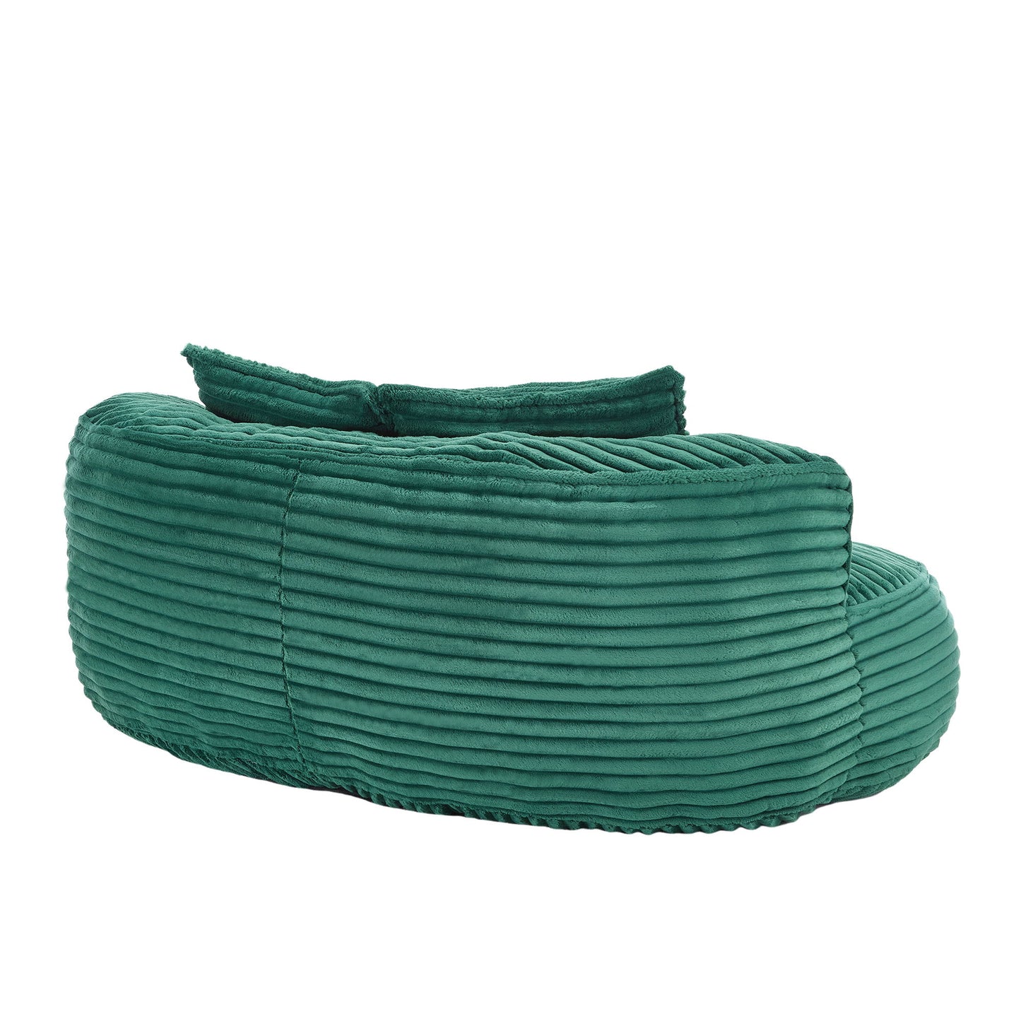 High Back Bean Bag Sofa Lounger For Adults And Kids, Indoor & Outdoor, Durable - Emerald