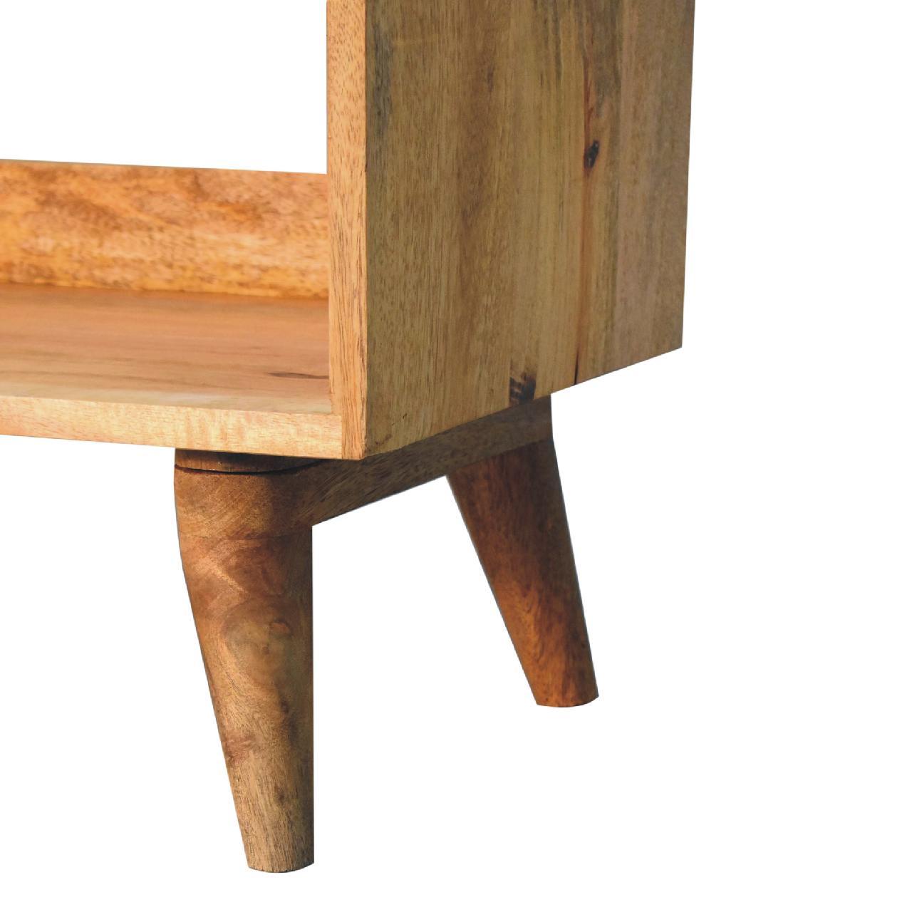 Nordic Style Storage Bench - Oak