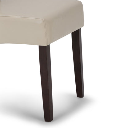 Avalon - Deluxe Parson Dining Chair (Set of 2) - Satin Cream