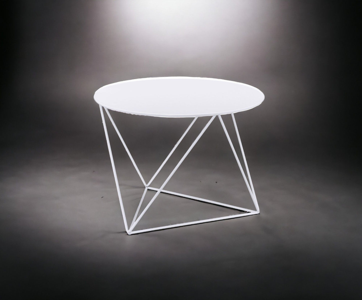 Epidia - Display & Utility Accent Table - White
