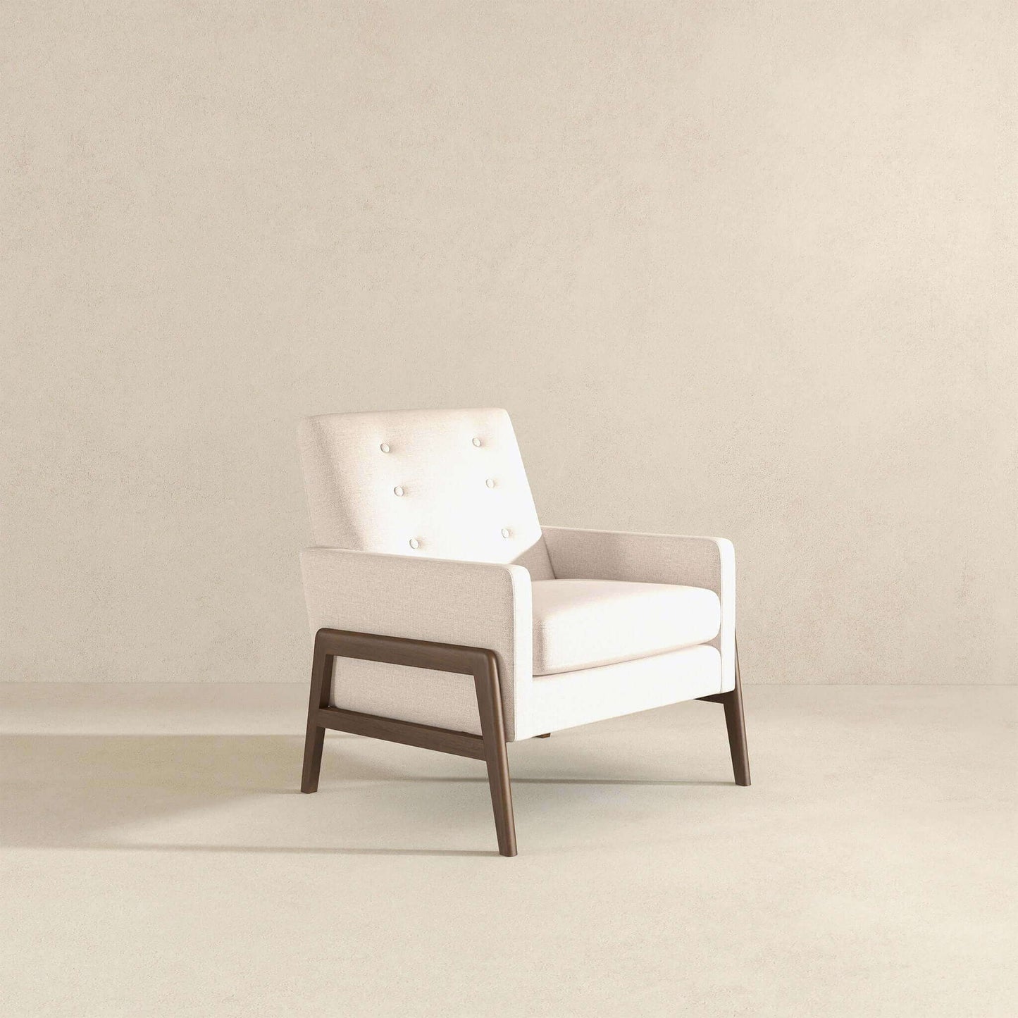 Cole - Comfortable Lounge Chair - Beige