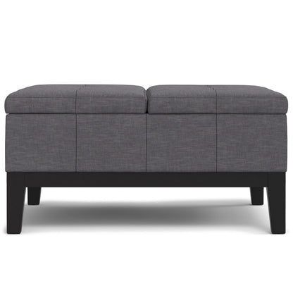 Dover - Lift Top Coffee Table Storage Ottoman - Gray