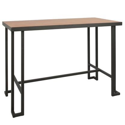 Roman - Industrial Counter Table - Gray / Natural