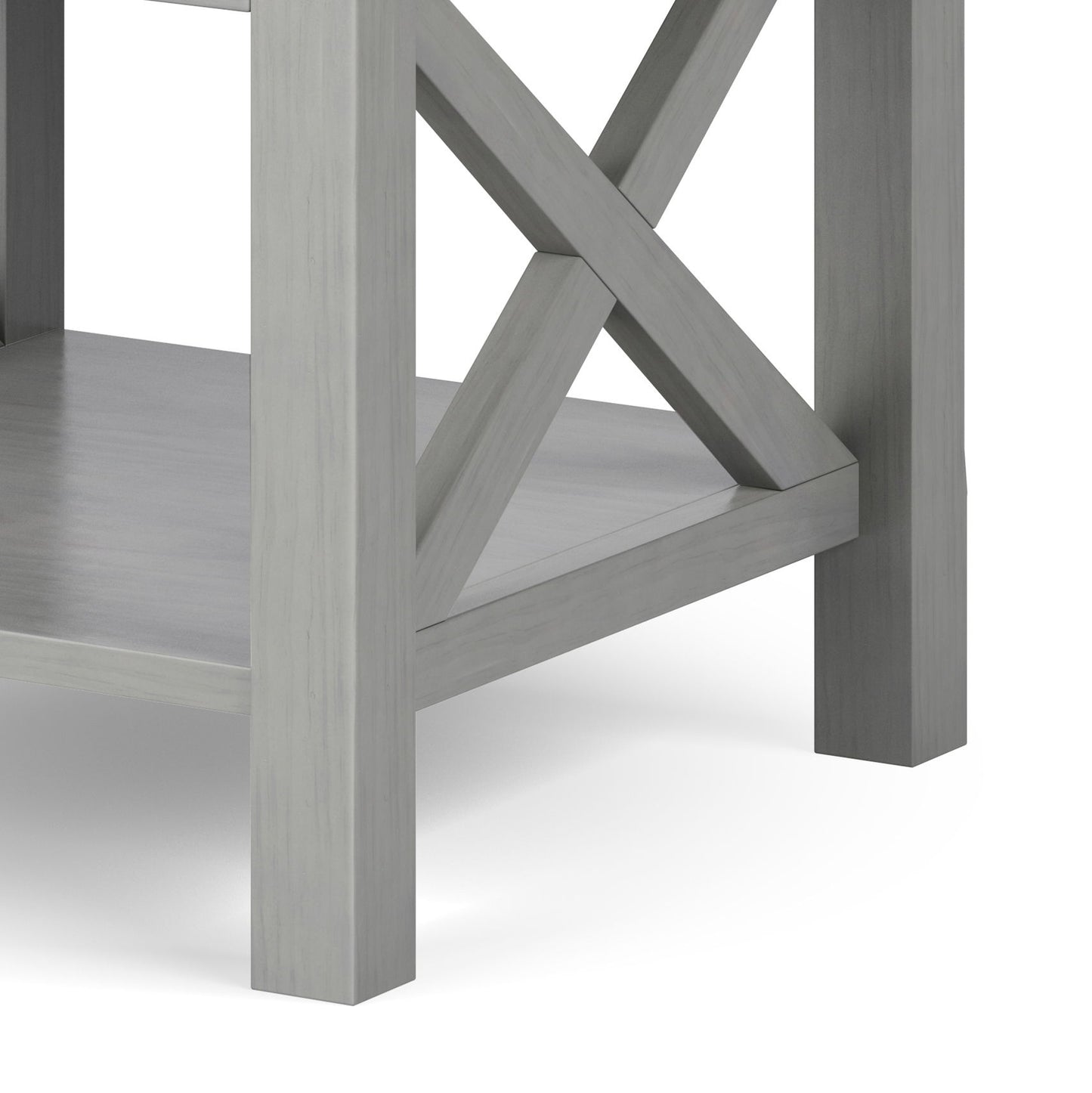 Kitchener - End Table - Fog Gray