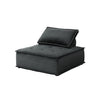 Anna - Velvet 4 Seater Modular Sofa - Black