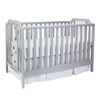 Celeste - 3 In 1 Convertible Island Crib - Light Gray