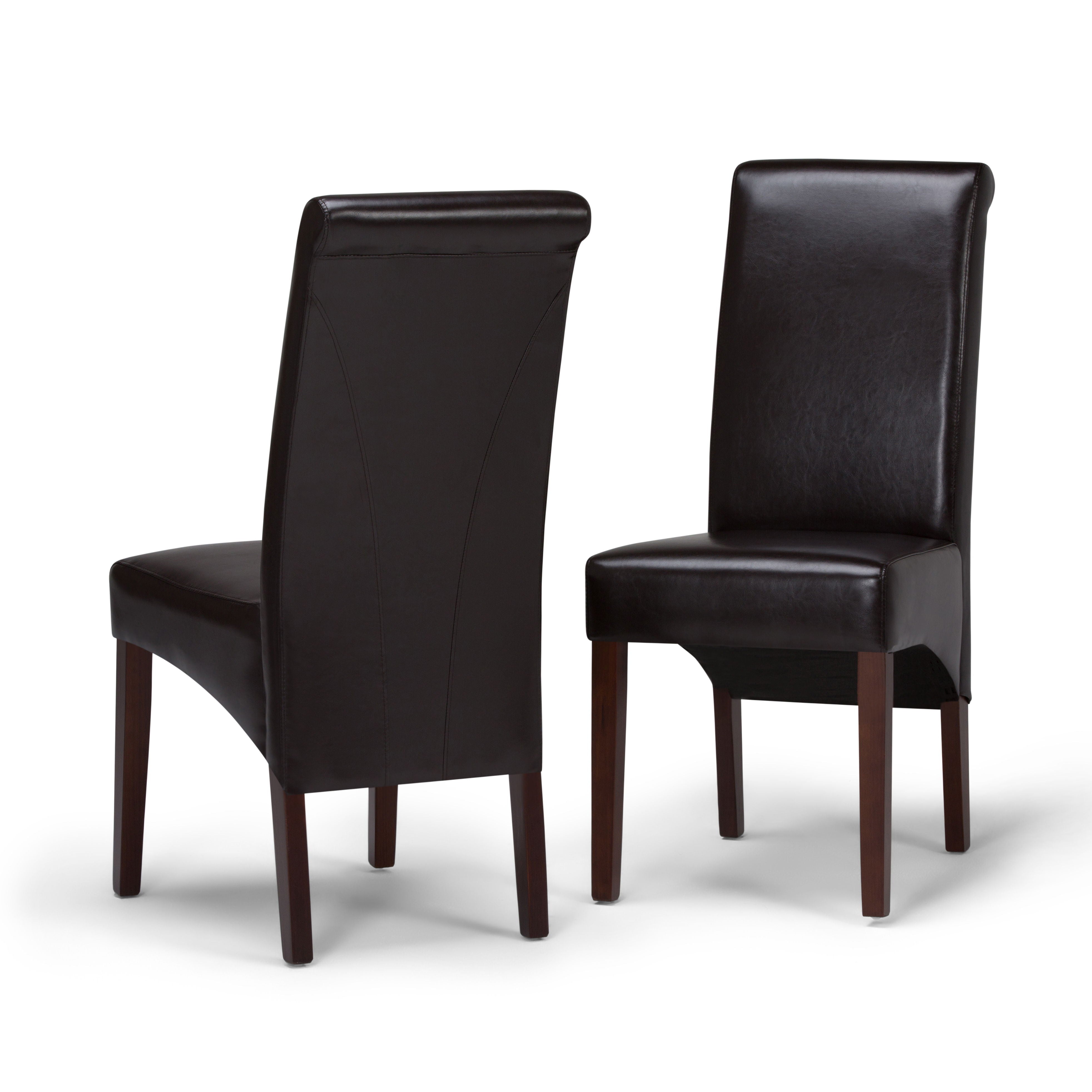 Avalon - Deluxe Parson Dining Chair (Set of 2) - Tanners Brown