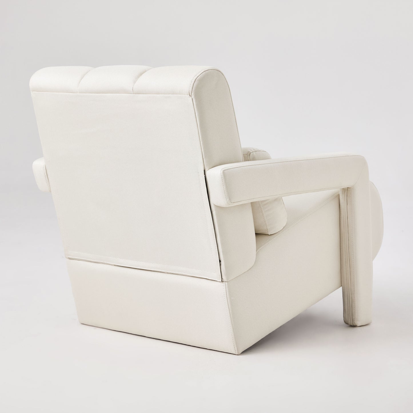 Modern Upholstered Accent Chair, Comfortable Linen Fabric With A Pillow For Living Room - Beige