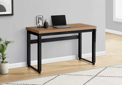 Computer Desk, Home Office, Standing, Adjustable, Laptop, Contemporary & Modern - Brown
