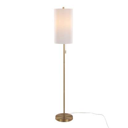 Bounty - Contemporary Metal Floor Lamp - White