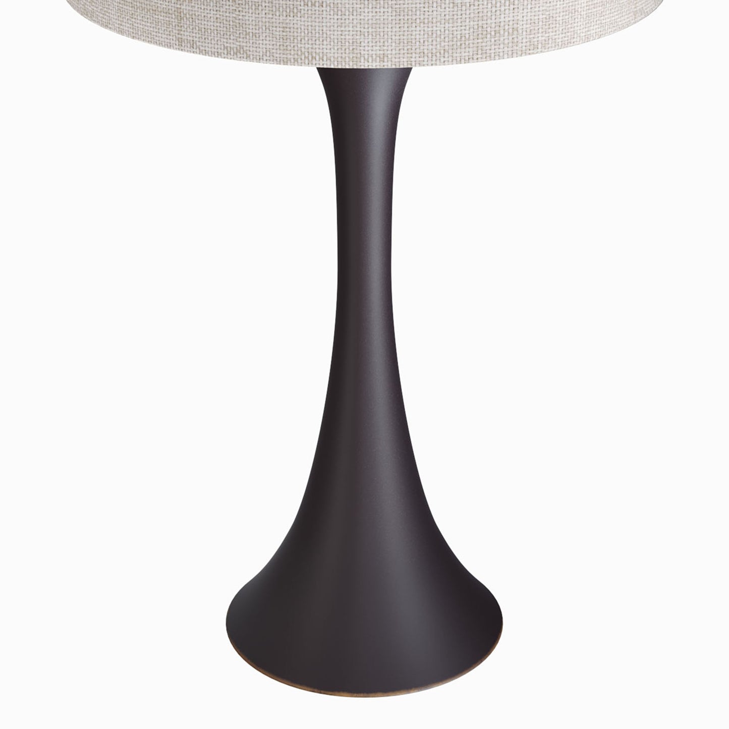 Lenuxe - Contemporary Table Lamp (Set of 2) - Oil Rubbed Bronze / Natural
