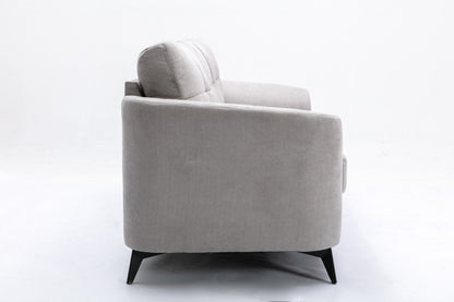 Callie - Woven Fabric Sofa - Light Gray