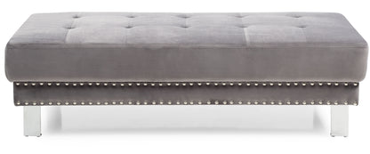 Ottoman For Contemporary Homes - Gray