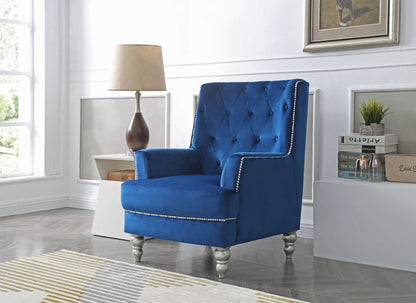 Traditional Chair - Navy Blue