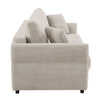 Haran - Pull Out Sleeper Sofa With Storage - Beige