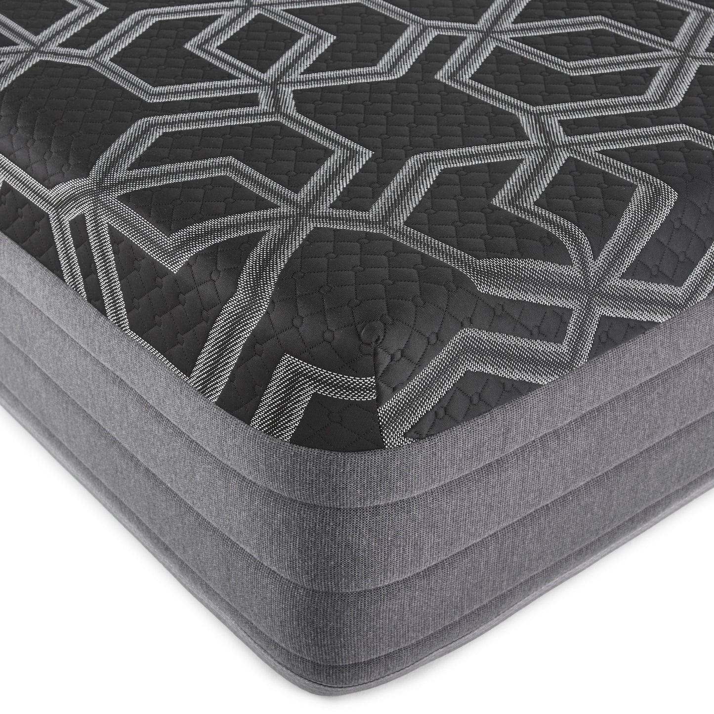 14" Twin Smooth Top Foam, Ultra Plush Mattress - Black