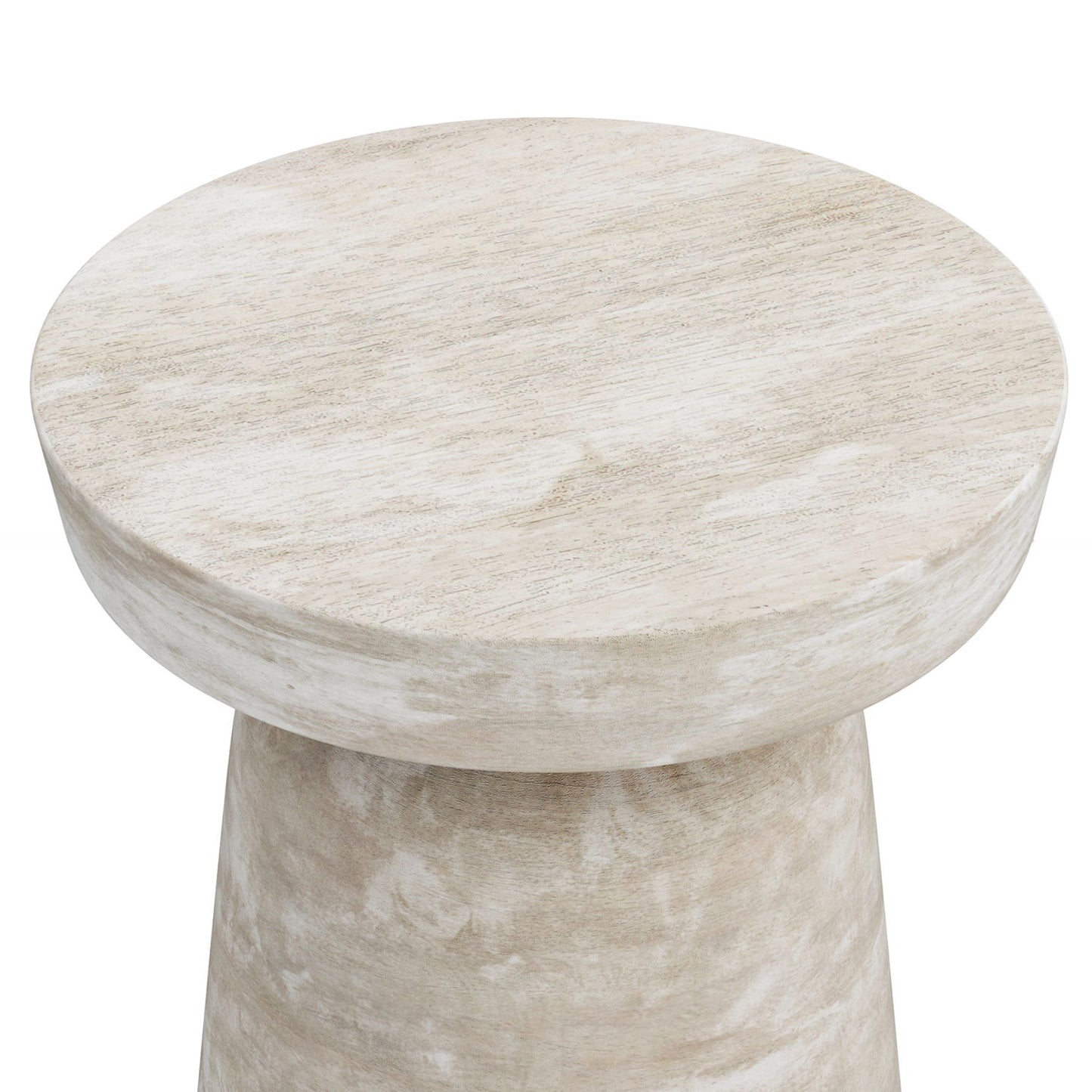 Robbie - Accent Table - Distressed White Wash