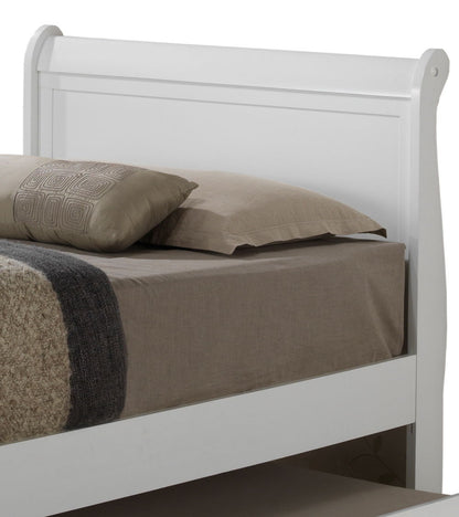 Twin Storage Bed With Style Elegant - White