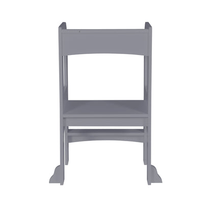 Child Standing Tower, Step Stool For Kids, Toddler Step Stool For Kitchen Counter - Gray