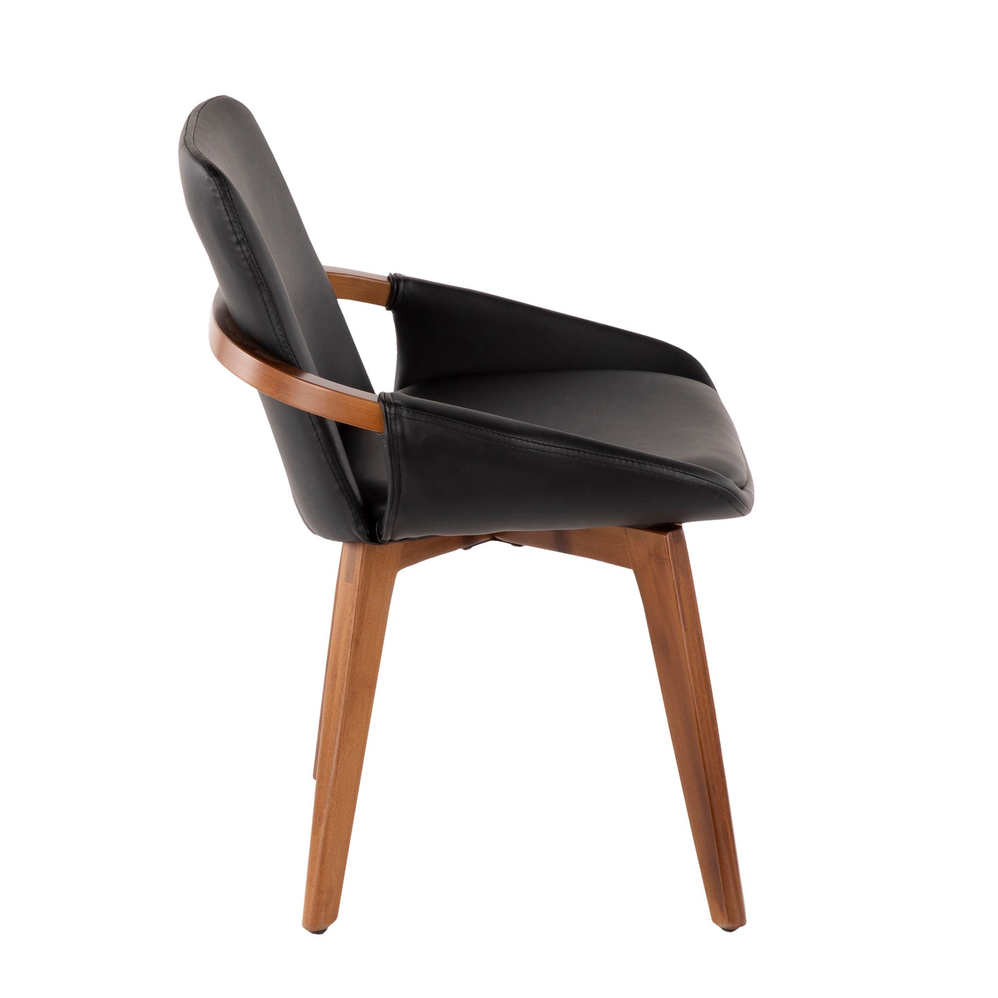 Cosmo - Mid-Century Chair - Walnut / Black
