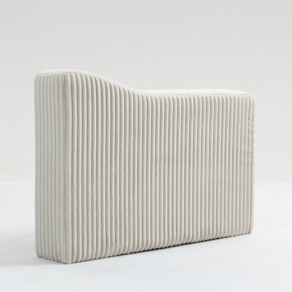 Modular Sofa Single Armrest Backrest Module For Modular Sectional Sofa Couch Side Armrest - Beige
