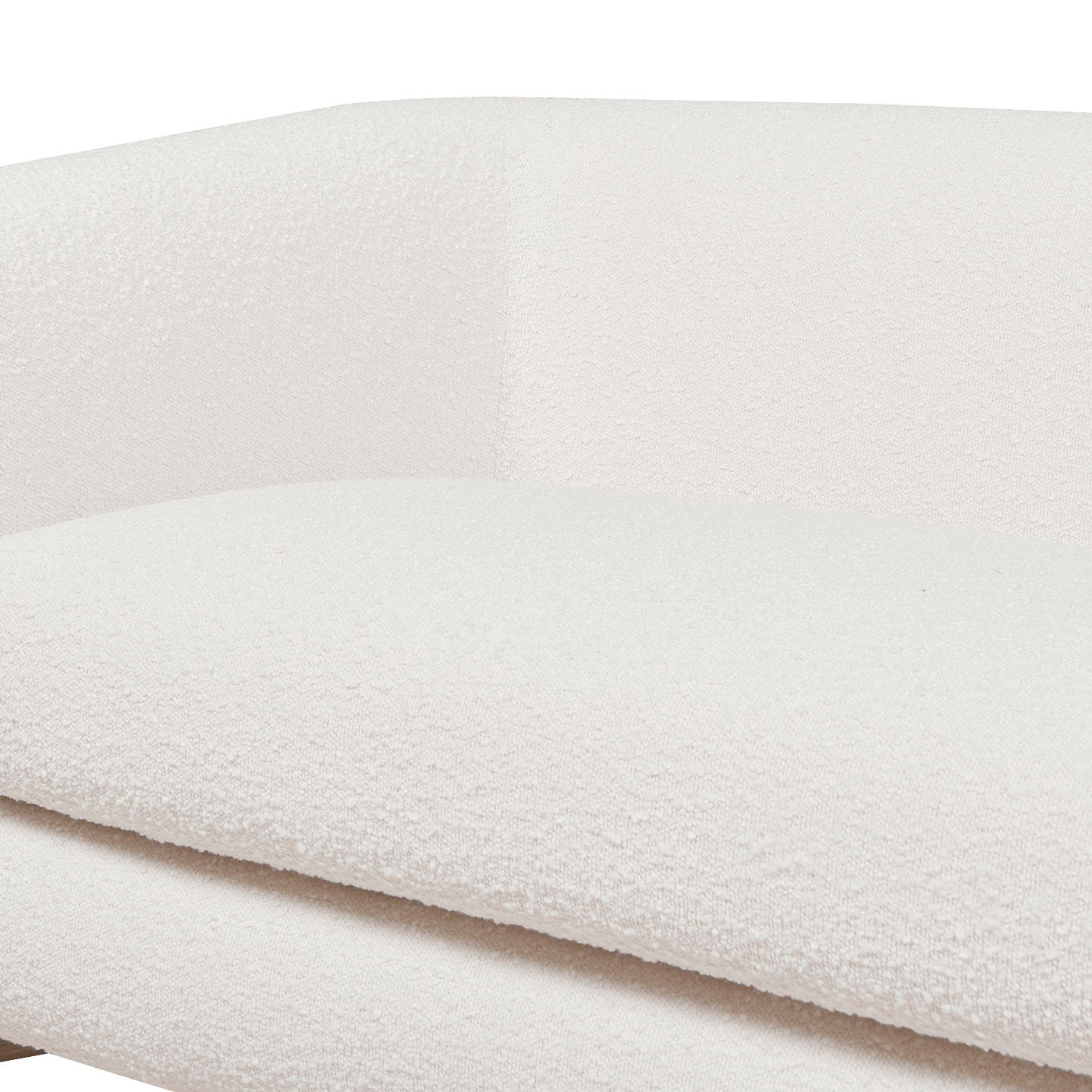 Alpine - Sherpa Sofa - Ivory White
