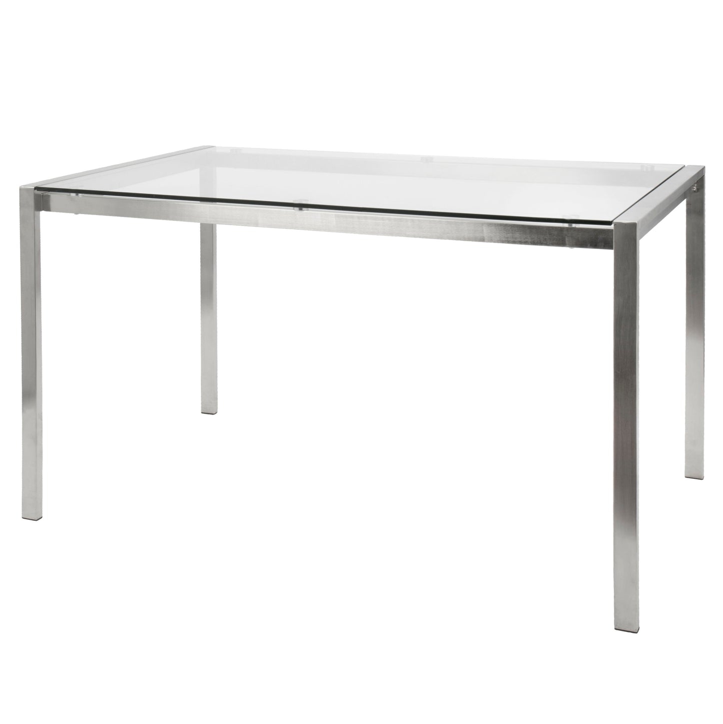 Fuji - Contemporary Dining Table I Glass Top - Clear
