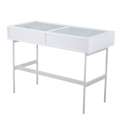 Emery - Contemporary Console Table - White