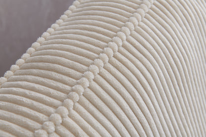 Stationary Loveseat - Cream