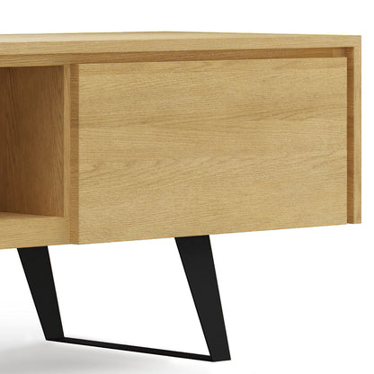 Lowry - Handcrafted TV Media Stand - Oak