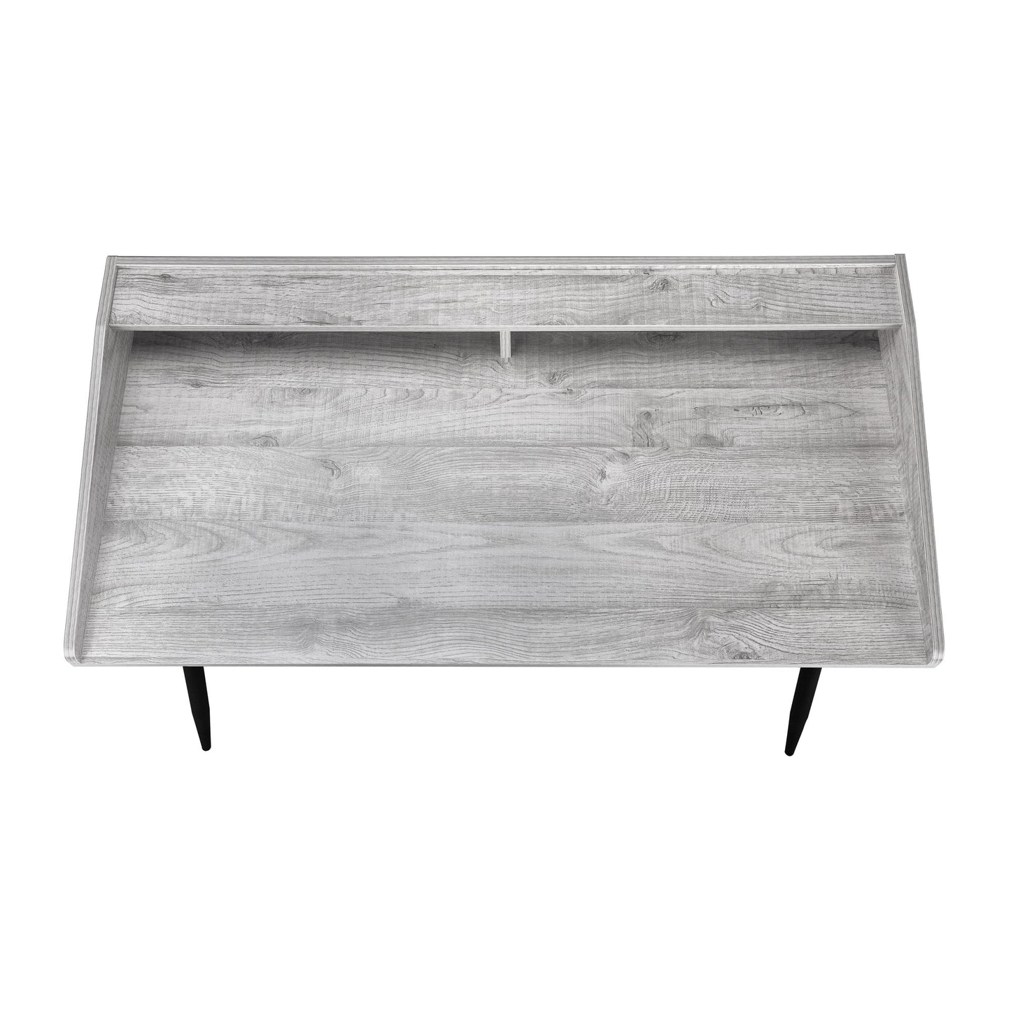 Computer Desk For Home Office, Storage Shelves, Versatile Placement - Gray