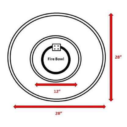 Reinforced - Outdoor Fire Pit - Gray