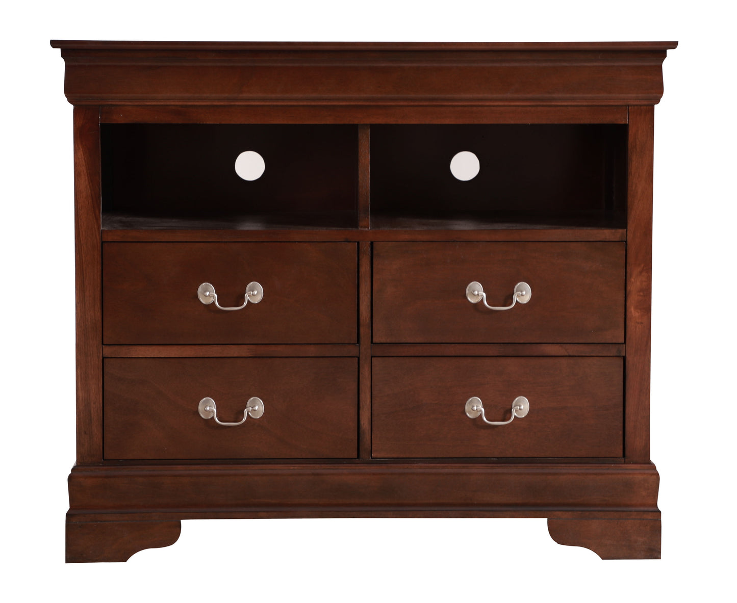 TV Media Chest Traditional Style - Cappuccino