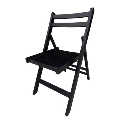 Folding Special Event Chairs, Foldable Style (Set of 4) - Black