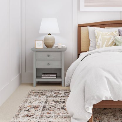 Amherst - Bedside Table - Fog Gray