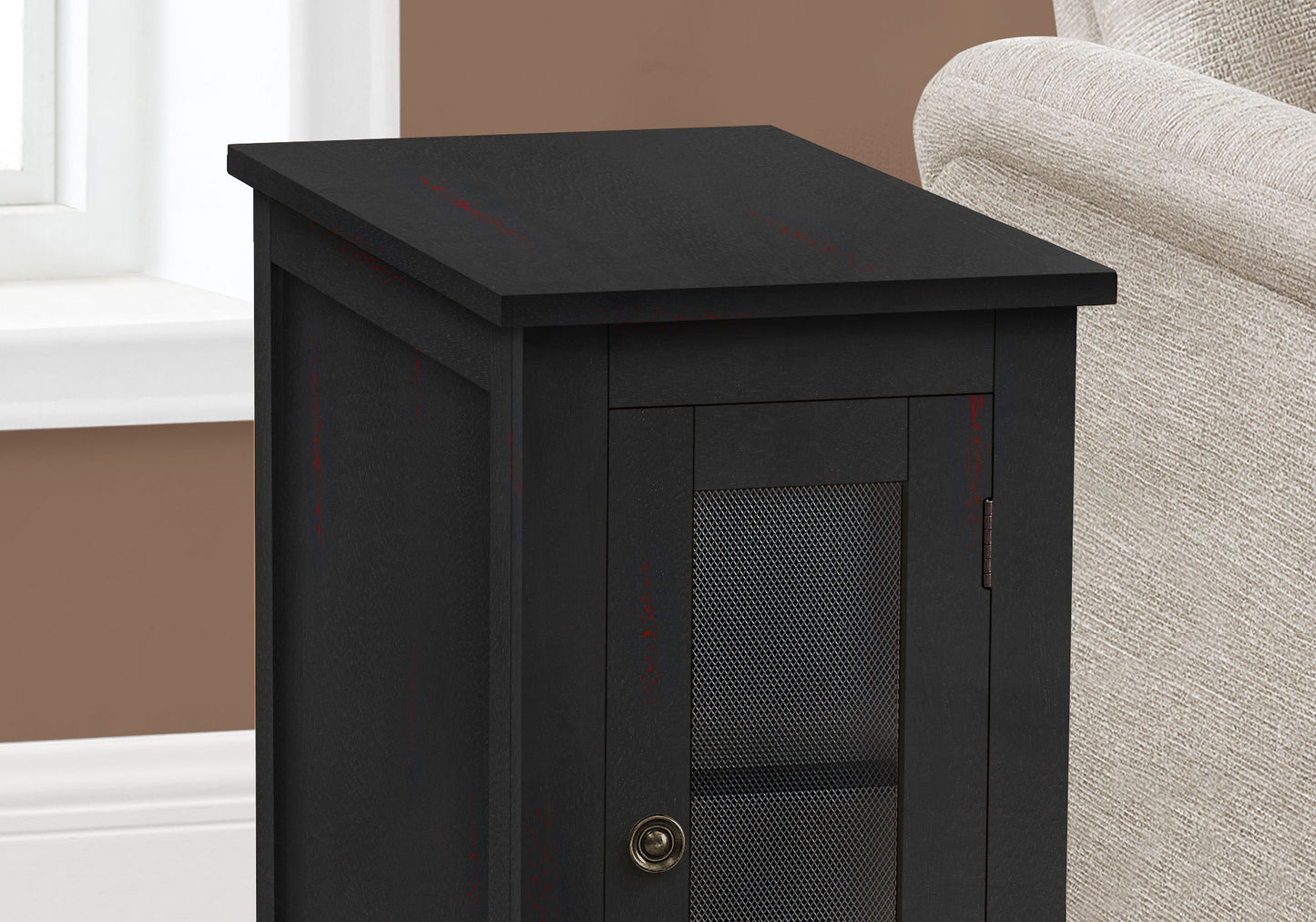 Accent End Table Transitional - Black