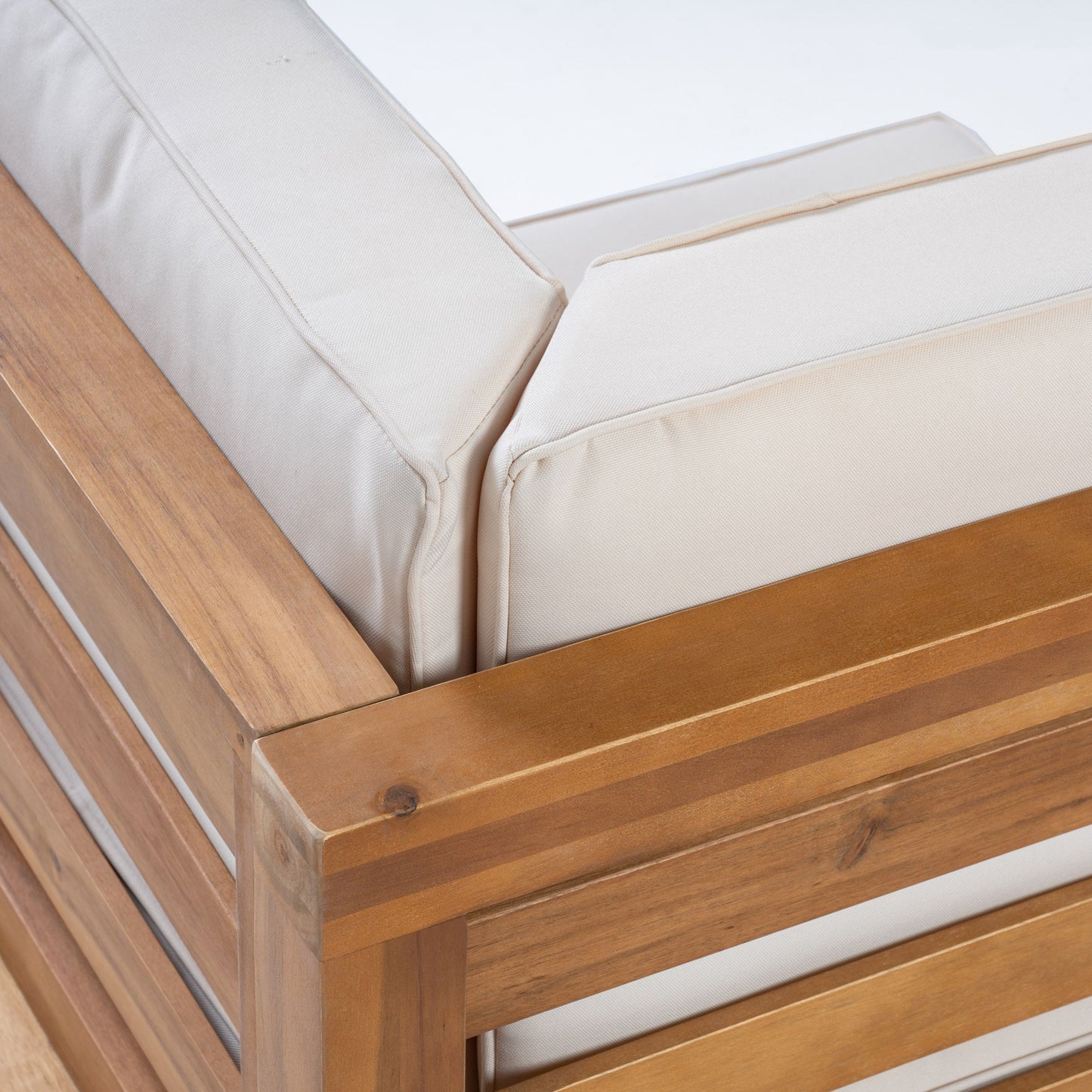Oana - 3 Piece Love Seat Set With Coffee Table - Beige