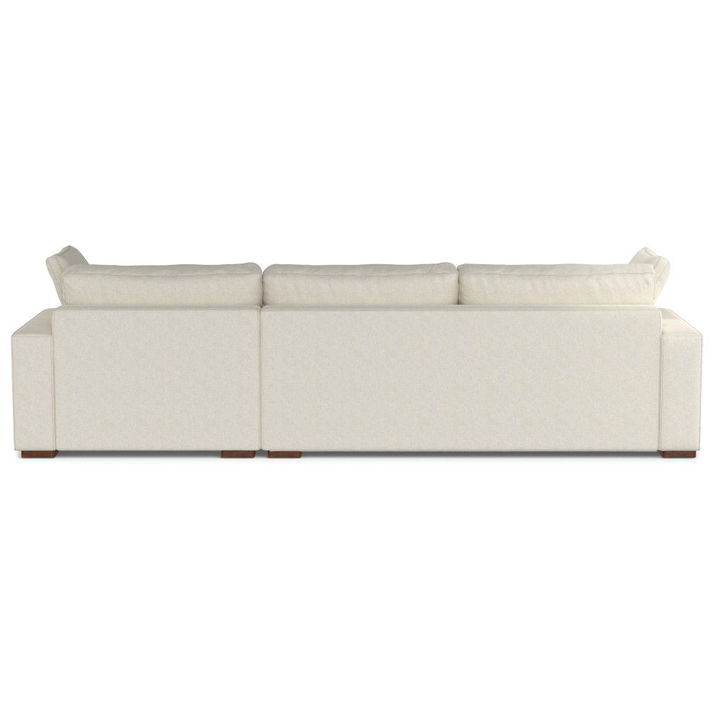 Charlie - Deep Seater Right Sectional Sofa - Cream
