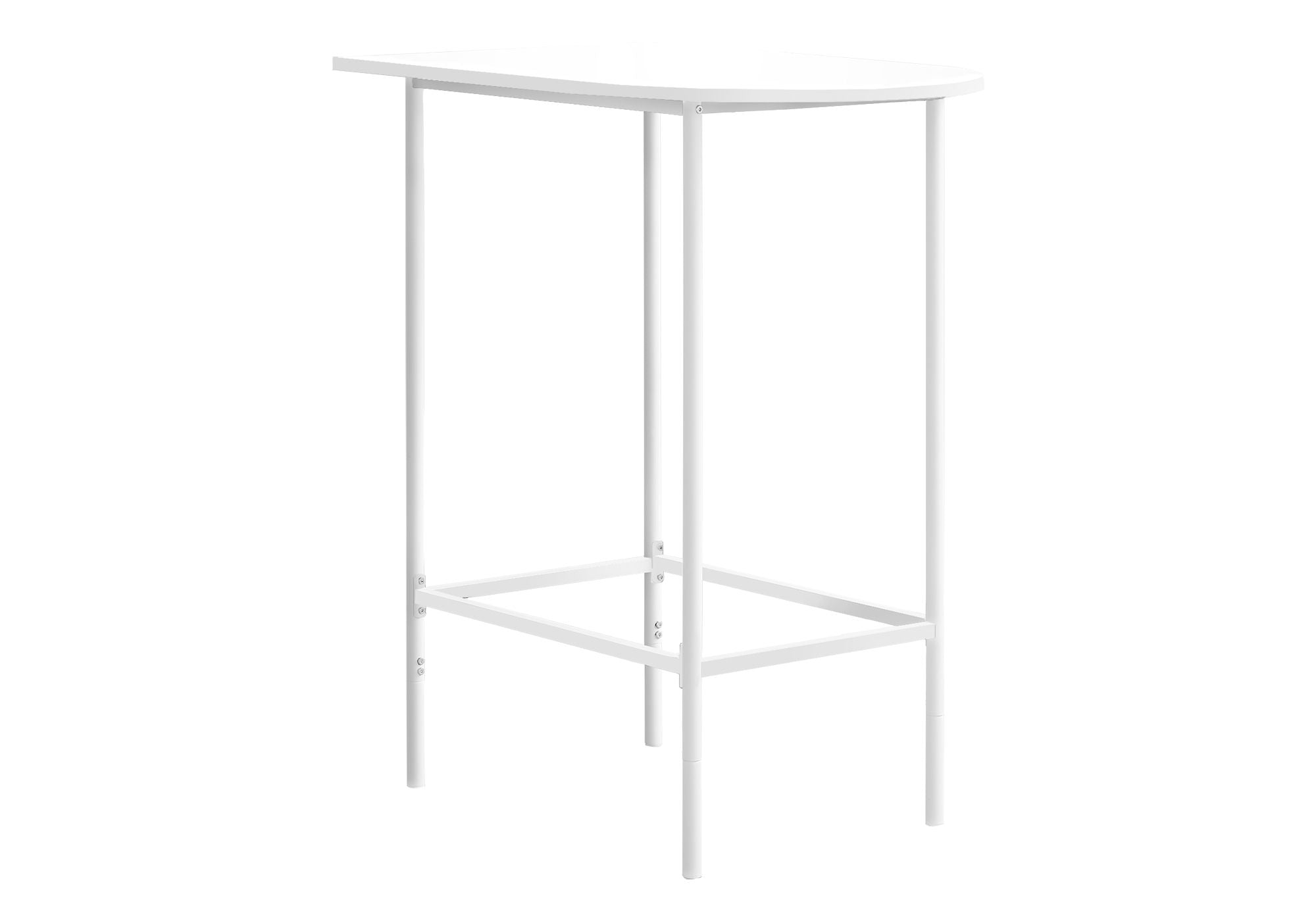 Home Bar, Bar Table, Bar Height, Pub, Rectangular, Small, Contemporary & Modern - White