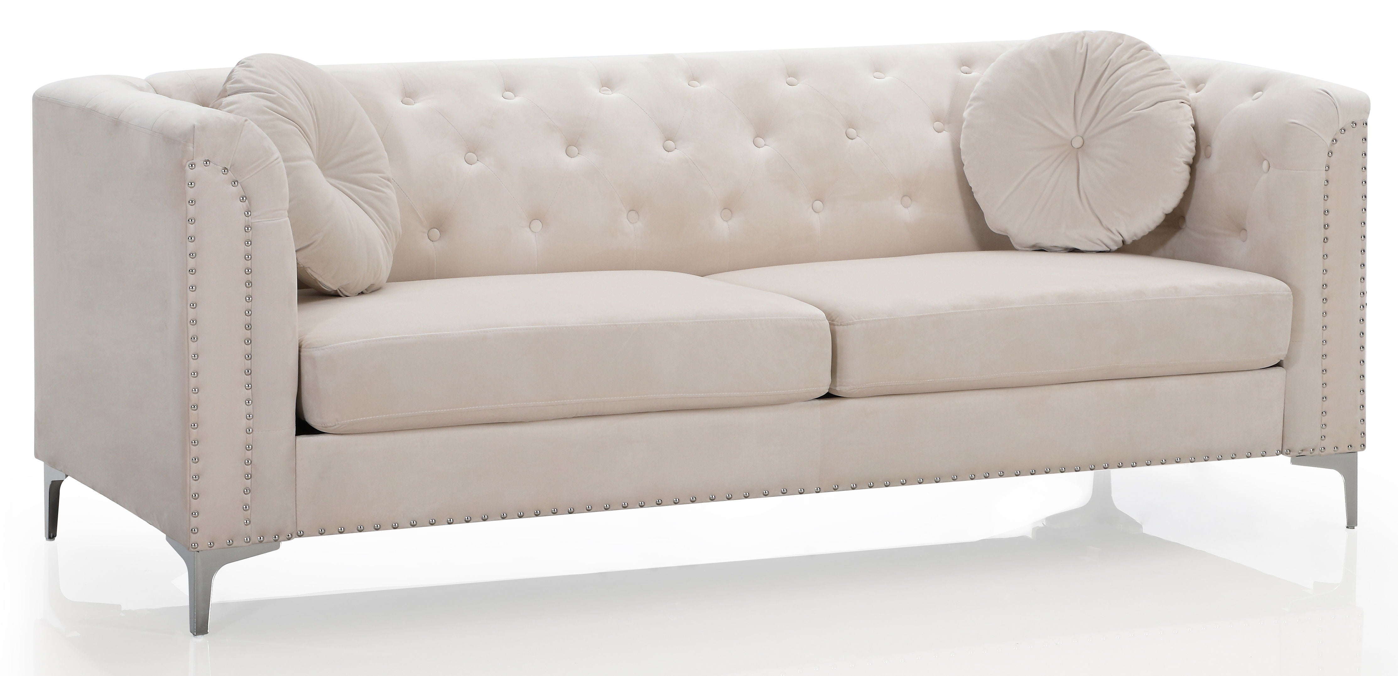 Elegant Contemporary Sofa - Ivory